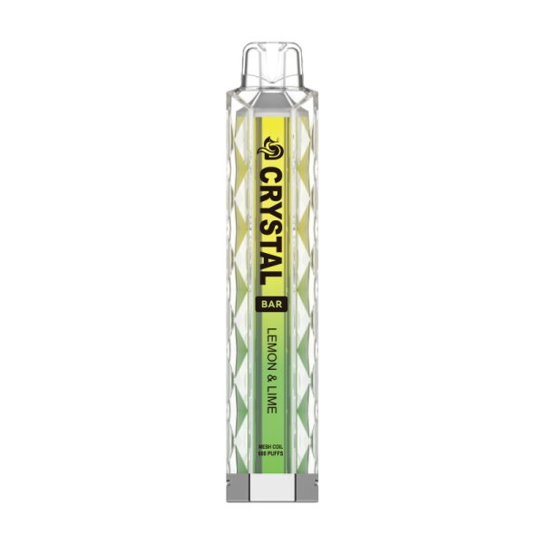 Myde Crystal Bar 600 Rookwolken Lemon&Lime vapes disposable