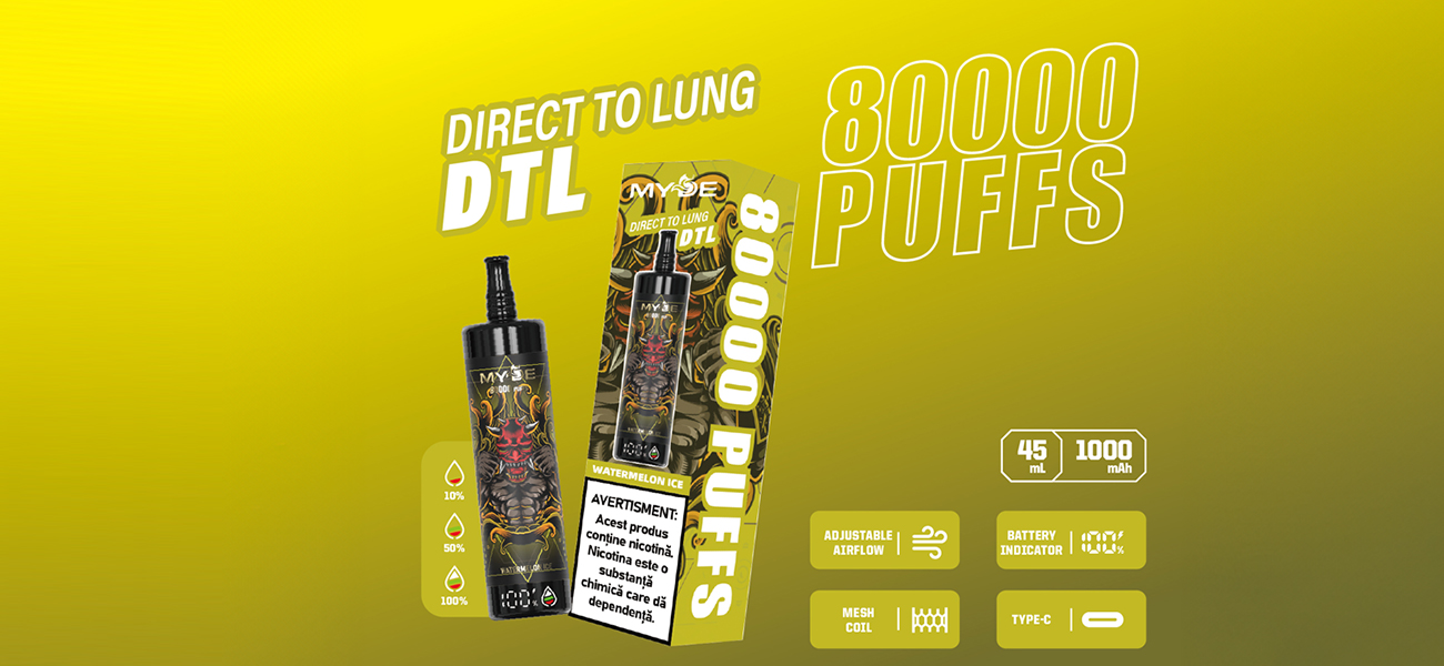 MYDE Y133 AK Disposable Vape 80000 Puffs