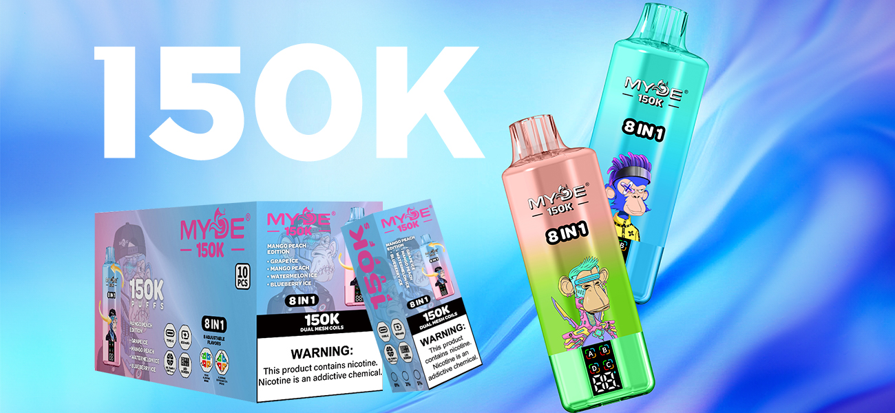 MYDE 8 in 1 150K Disposable Vape 150000 Puffs