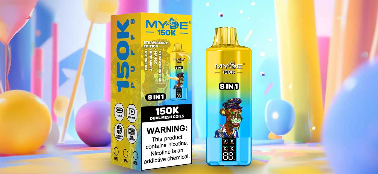 MYDE 8 in 1 150K Disposable Vape 150000 Puffs (5) MYDE 8 in 1 150K Disposable Vape 150000 Puffs