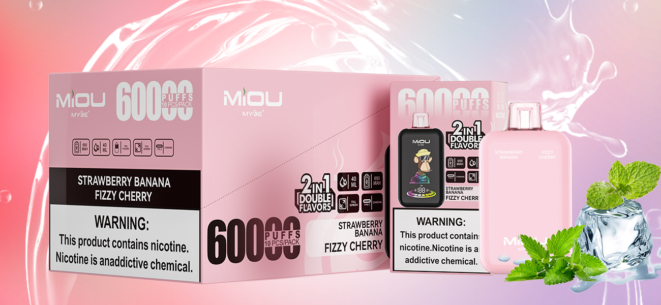 MYDE MIOU Disposable Vape (3) MYDE MIOU Disposable Vape 60000 puffs 2 IN 1