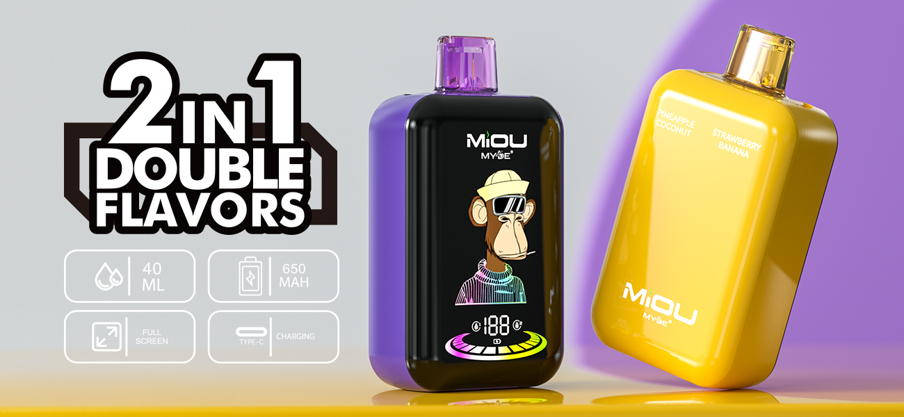 MYDE MIOU Disposable Vape (4) MYDE MIOU Disposable Vape 60000 puffs 2 IN 1