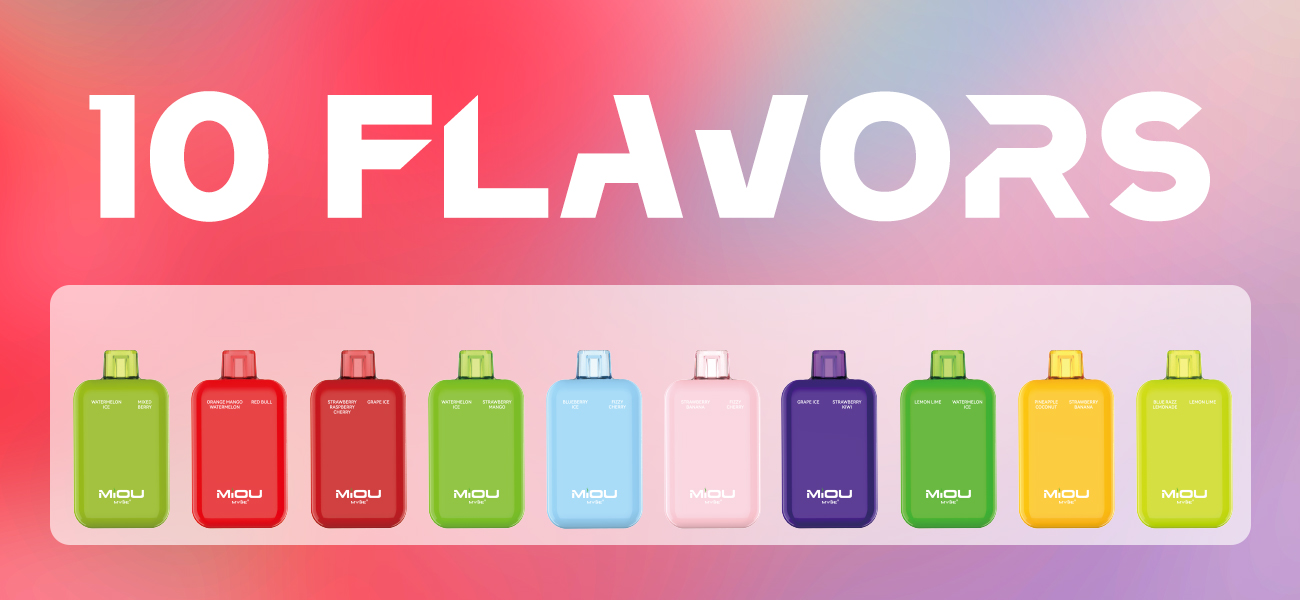 MYDE MIOU Disposable Vape (5) MYDE MIOU Disposable Vape 60000 puffs 2 IN 1